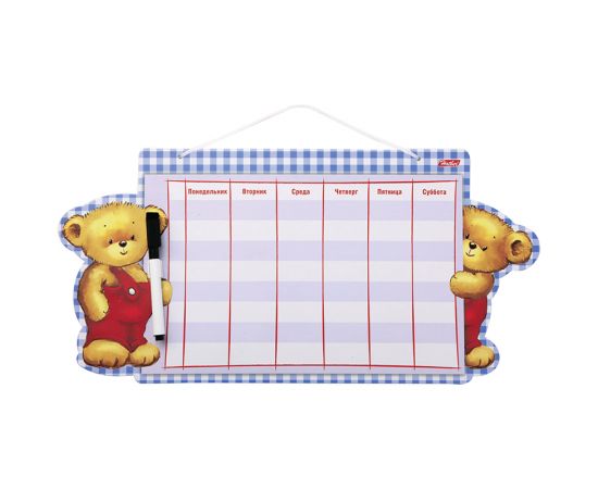 Доска-расписание с маркером Хатбер 210*430мм