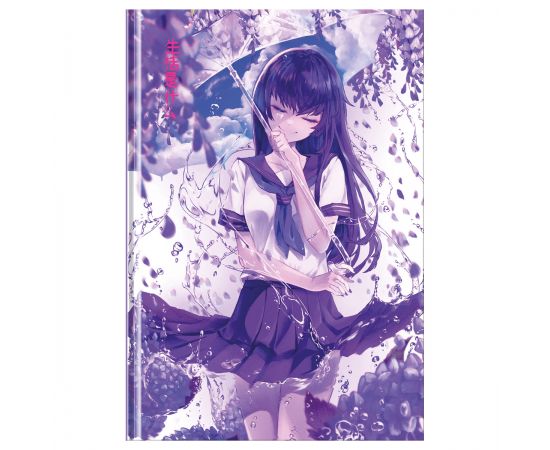 Ежедневник недатированный А5, 160л., 7БЦ BG "Аниме. Под дождем", матовая ламинация