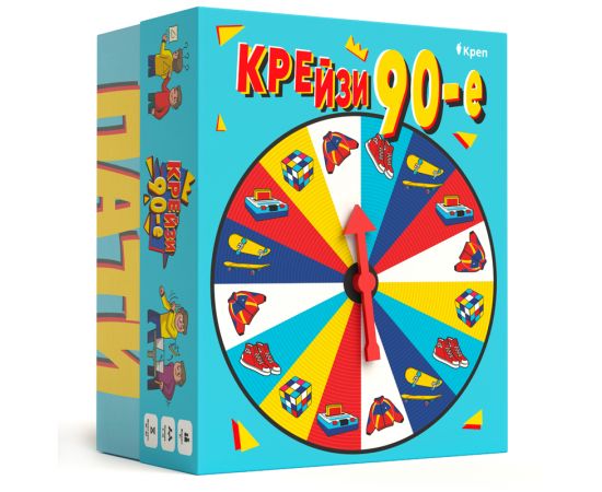 Игра для вечеринки Креп "Крейзи 90", картонная коробка