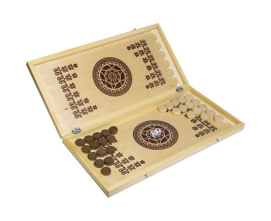 Игра настольная Нарды, Орловские шахматы, деревянные, малые, с доской