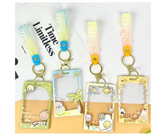 Идентификатор вертикальный 110х70 мм школьный ассорти 4 дизайна deVENTE Cute&Happy /