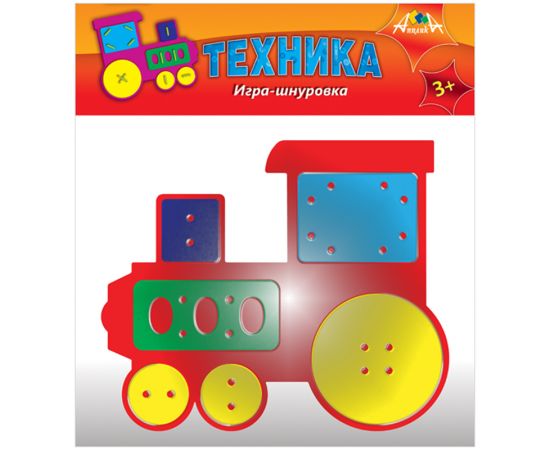 Игра-шнуровка "Грибок",в ассортименте