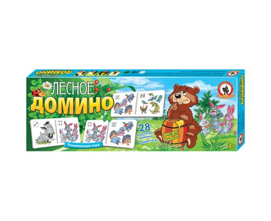 Игра настольная-Домино "Лесное"