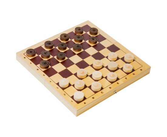 Игра настольная Шашки, Орловские шахматы, деревянные, с доской