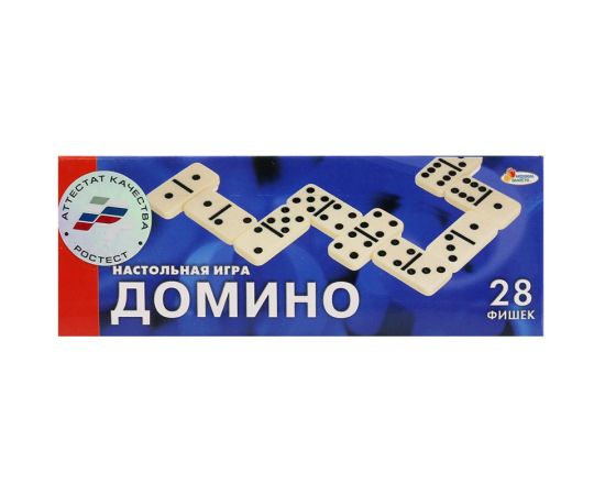 Игра настольная Домино, Играем вместе, картонная коробка B1535743-R