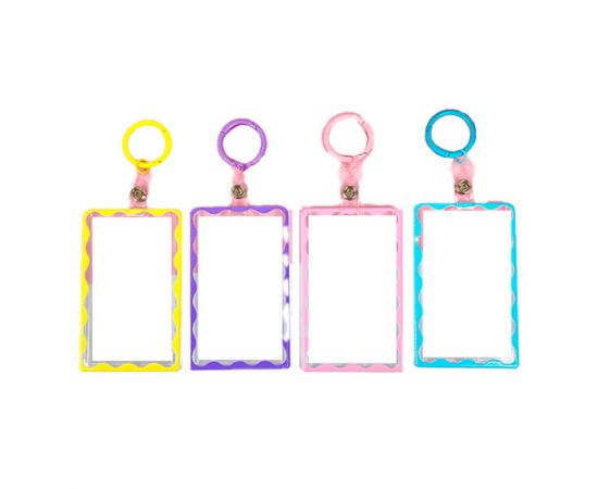 Идентификатор вертикальный 105х65 мм школьный ассорти 4 дизайна deVENTE "Color Wave"/36