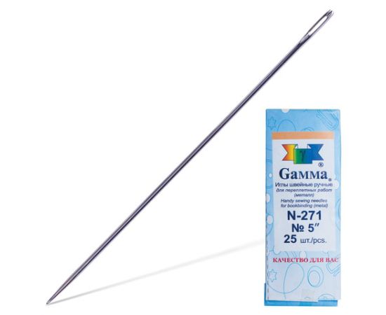 Игла для прошивания документов  Gamma N-271, 12см,