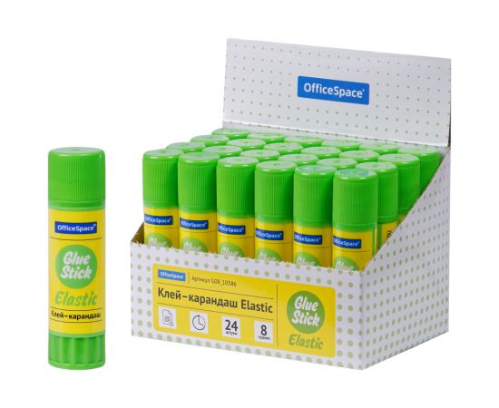 Клей-карандаш OfficeSpace "Elastiс", 8 гр.