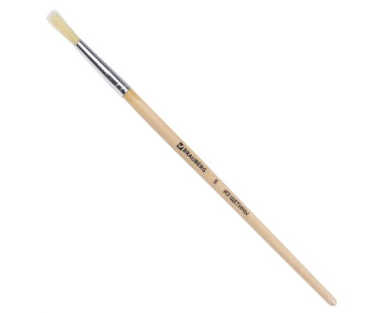 Кисть №05, из щетины,  круглая