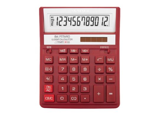 Калькулятор SKAINER  SK-777XRD бухгалтерский 12 разр.
