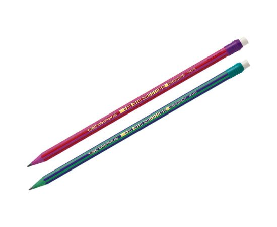 Карандаш  BIC"EVOLUTION LINES",НВ,с ластиком,заточенный