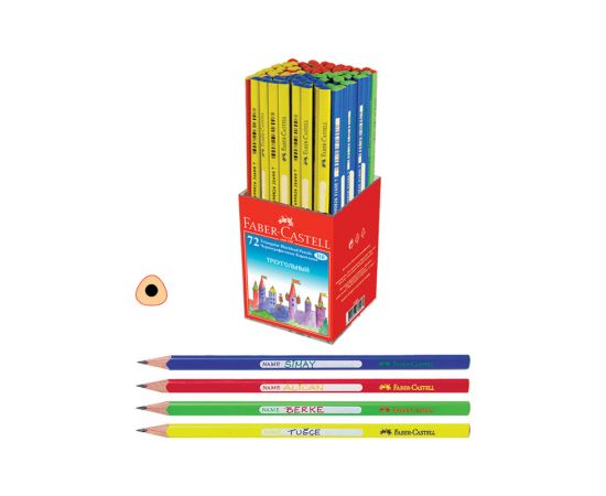 Карандаш  FABER-CASTELL"TRIANGULAR" трехгранный НВ