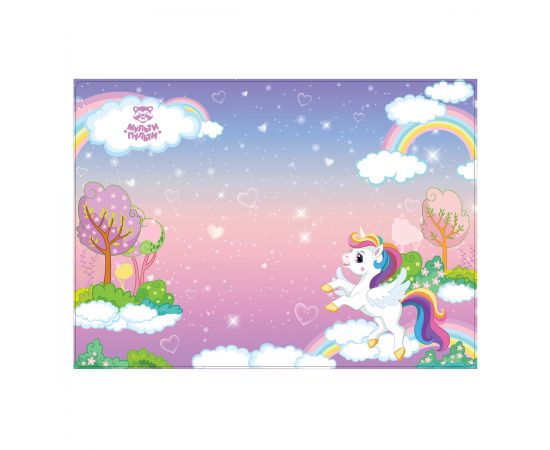 Клеенка для уроков труда Мульти-Пульти "Единорог", 35*50см, ПВХ