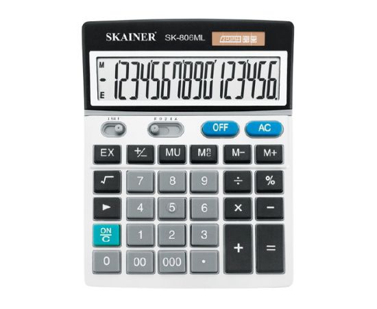 Калькулятор SKAINER  SK-806ML бухгалтерский 16 разр.