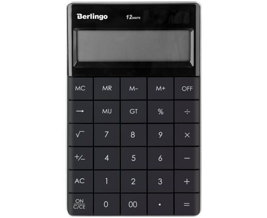 Калькулятор BERLINGO 165*105*13мм 12 разр цветной