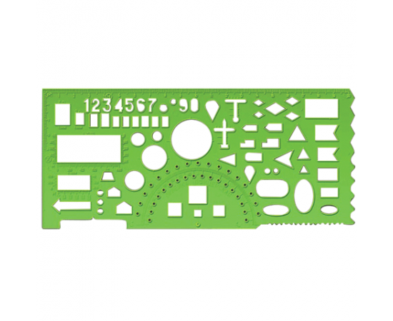 Линейка 20 см Офицерская гибкая