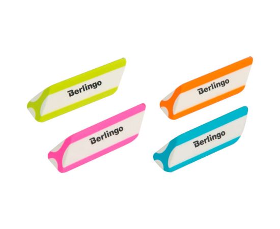 Ластик Berlingo "Triangle Pro", треугольный, скошенный, термопластичная резина, 57*16*16мм
