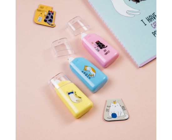 Корректирующая лента MESHU "Right cat", 5мм*6м, дисплей-бокс, ассорти CT_41268