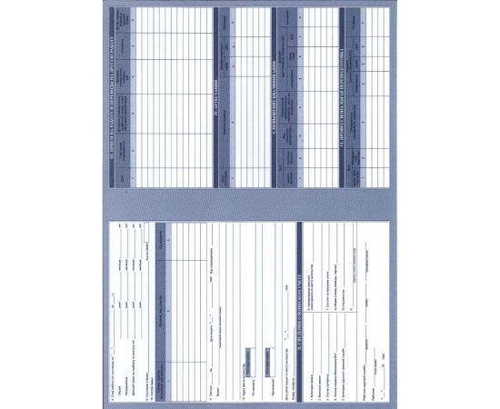 Личная карточка Т-2 А3 160 гр.