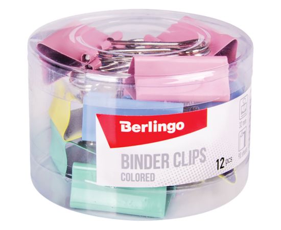 Клип для бумаг 32 мм, цветной