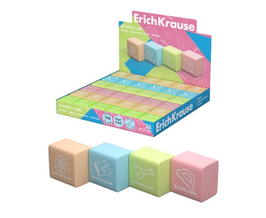 Ластик ErichKrause School cube