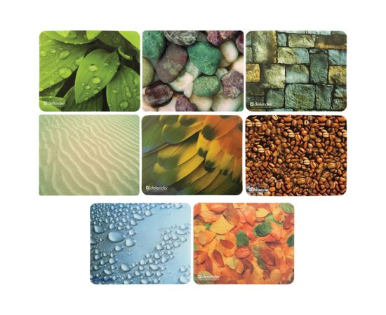 Коврик для мыши Defender 220*180*0,4мм, пластик, ассорти