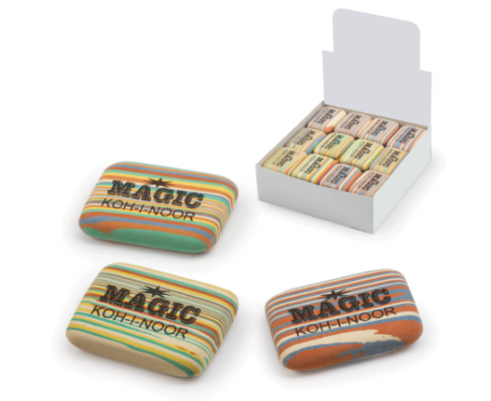 Ластик KOH-I-NOOR"Magic",35*24*8мм,разноцветная,ассорти