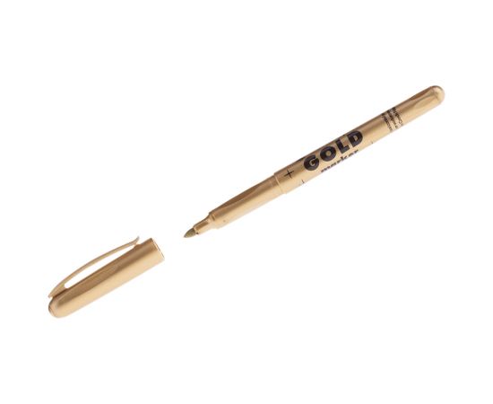 Маркер перманентный CENTROPEN (Чехия),золотистый