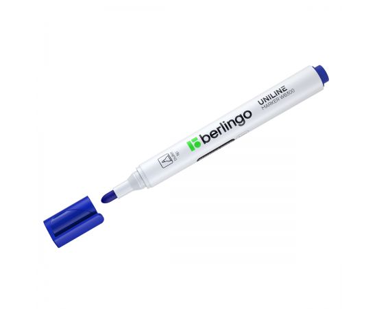 Маркер для белых досок Berlingo "Uniline WB300", синий, пулевидный, 3мм PM6413