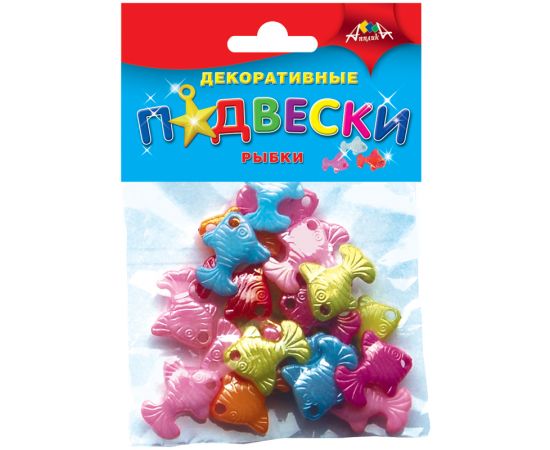 Набор для дет.творчества"Материал декоративный"Бусинки,подвески",в ассортименте