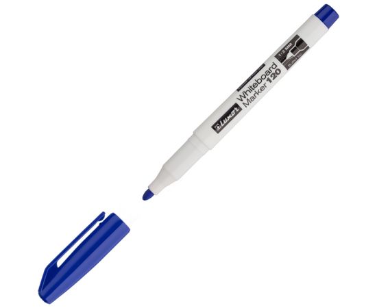 Маркер Luxor для белой доски, "120" синий 1-2мм