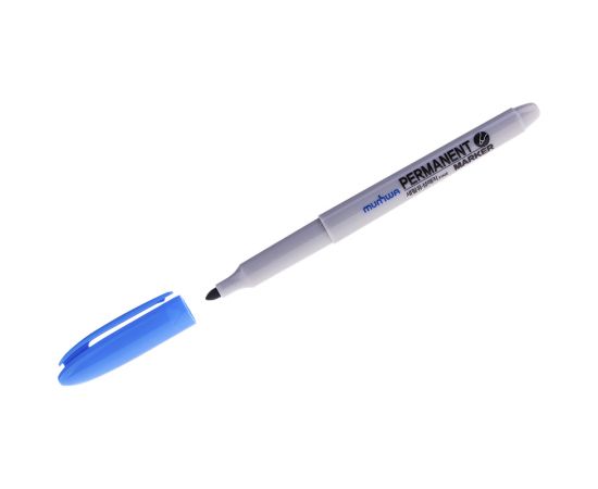 Маркер перманентный MunHwa 1.5мм голубой
