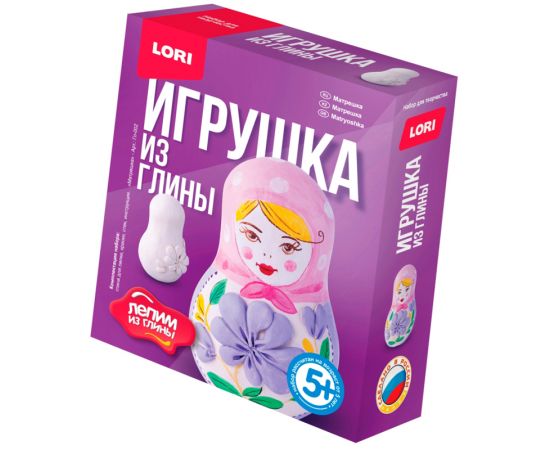 Набор для изготовления игрушек из глины Lori "Лепим из глины"