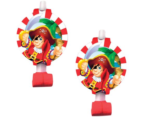 Набор язычков-гудков с карточкой ПатиБум "Веселый Пират", 6шт., европодвес