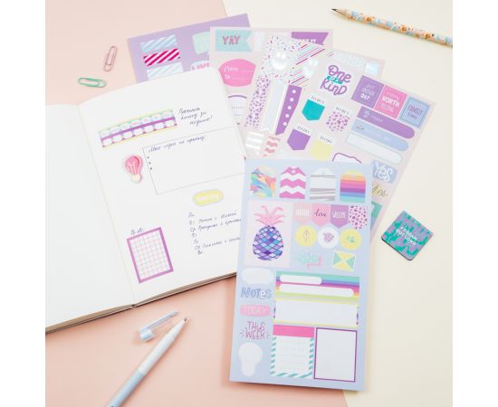 Набор бумажных наклеек MESHU "Bright moment" 5шт. MS_43770