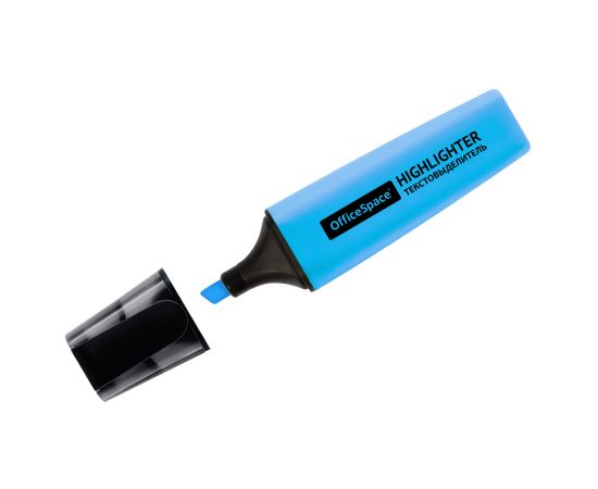 Маркер-выделитель OfficeSpace,голубой,1-5мм
