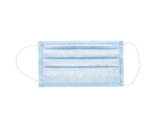 Маска медицинская 3-сл. слойная с фиксаром