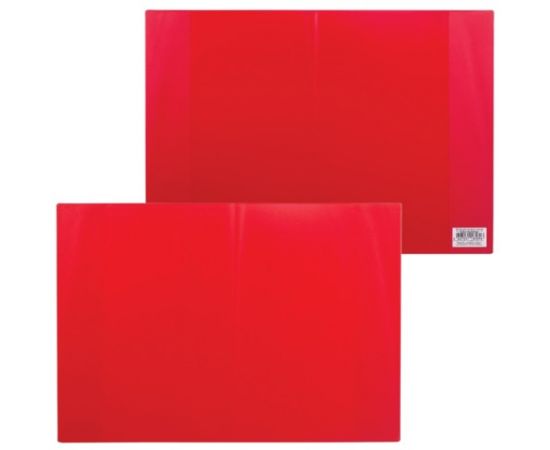 Обложка для классного журнала, ПВХ, непрозрачная, красная, 300 мкм, 310х440 мм, ДПС