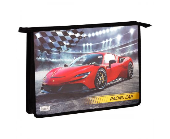 Папка для тетрадей 1 отделение, А4, ArtSpace "Racing Car", 325*230*55мм, ламинированный картон, фоль