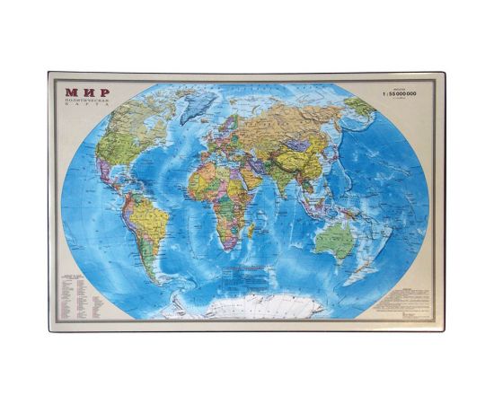 Настольное покрытие "Карта мира" 38*59см