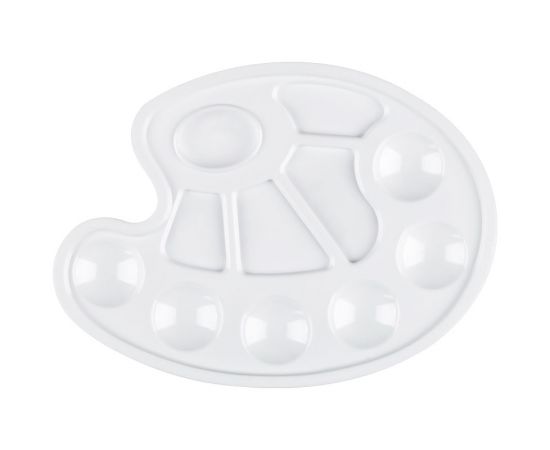 Палитра художника Стамм, овальная, пластик ПА01