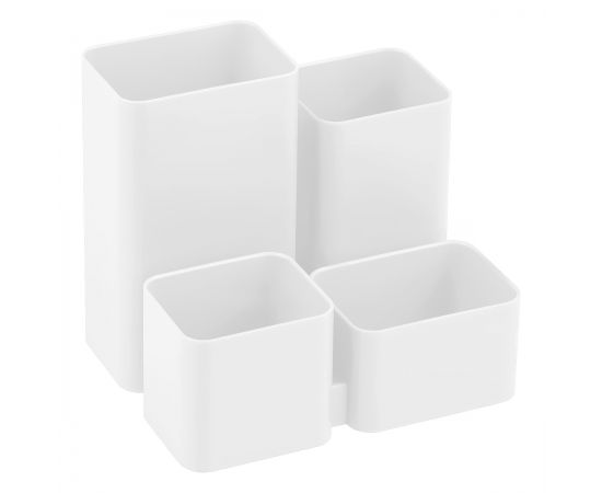 Настольная подставка СТАММ "Юниор", пластиковая, белая ОР-30577