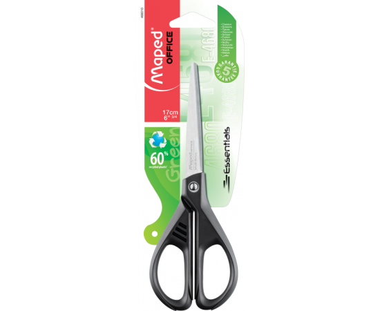 Ножницы 17 см Maped ESSENTIALS GREEN