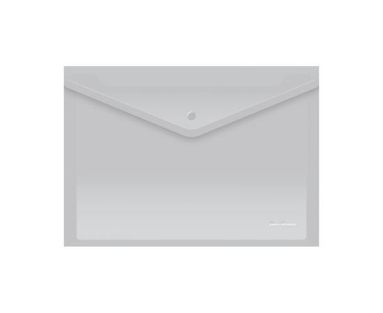 Папка с кнопкой А4 Attomex прозрачная/30