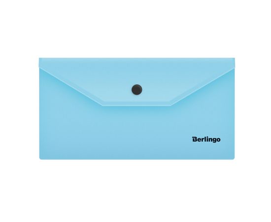 Папка-конверт на кнопке Berlingo "Instinct", C6, 180мкм, аквамарин AKk_06510