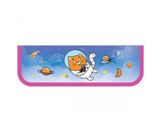 Пенал 1 отделение, 190*60 ArtSpace "Space Cat", ламинированный картон ПК1_49631