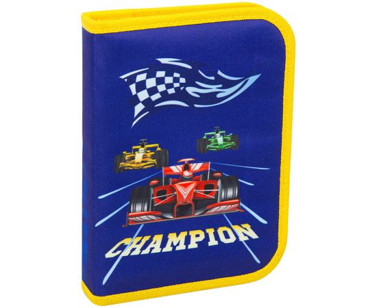 Пенал 1 отделение, 200*140*40 BERLINGO, 2 откидные секции, полиэстер