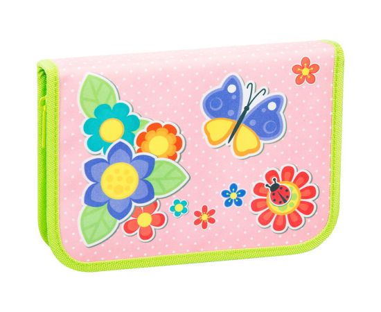 Пенал 1 отделение, 200*140*40 BERLINGO, 2 откидные секции, полиэстер