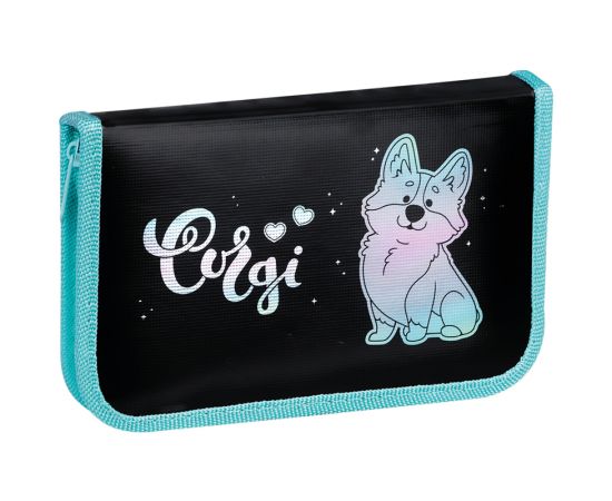 Пенал 1 отделение, 190*115 ArtSpace "Corgi", ламинированный картон, фольга ПК1_42314