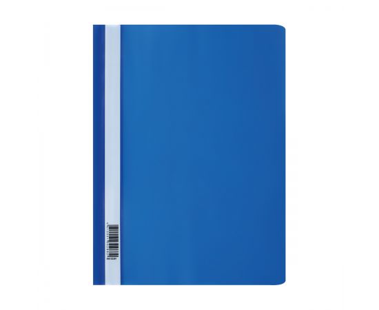 Папка-скоросшиватель пластик. СТАММ А4, 160мкм, синяя с прозр. верхом ММ-32251